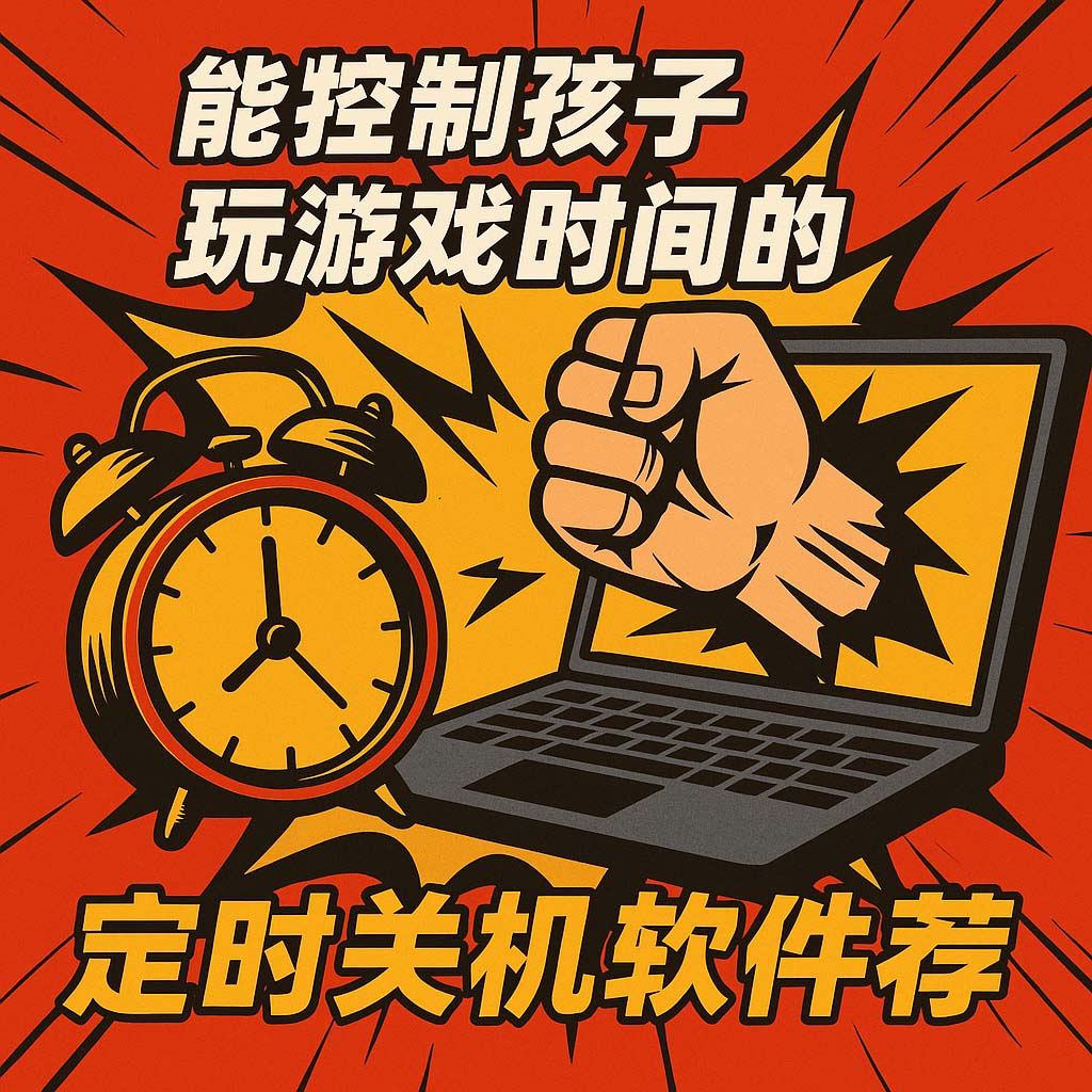 能控制孩子玩游戏时间的定时关机软件推荐