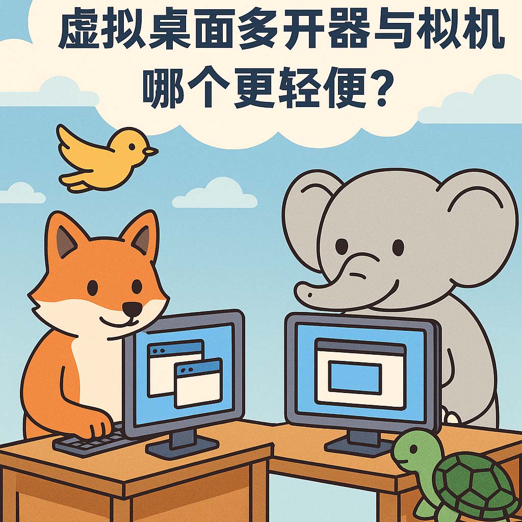 虚拟桌面多开器与虚拟机哪个更轻便