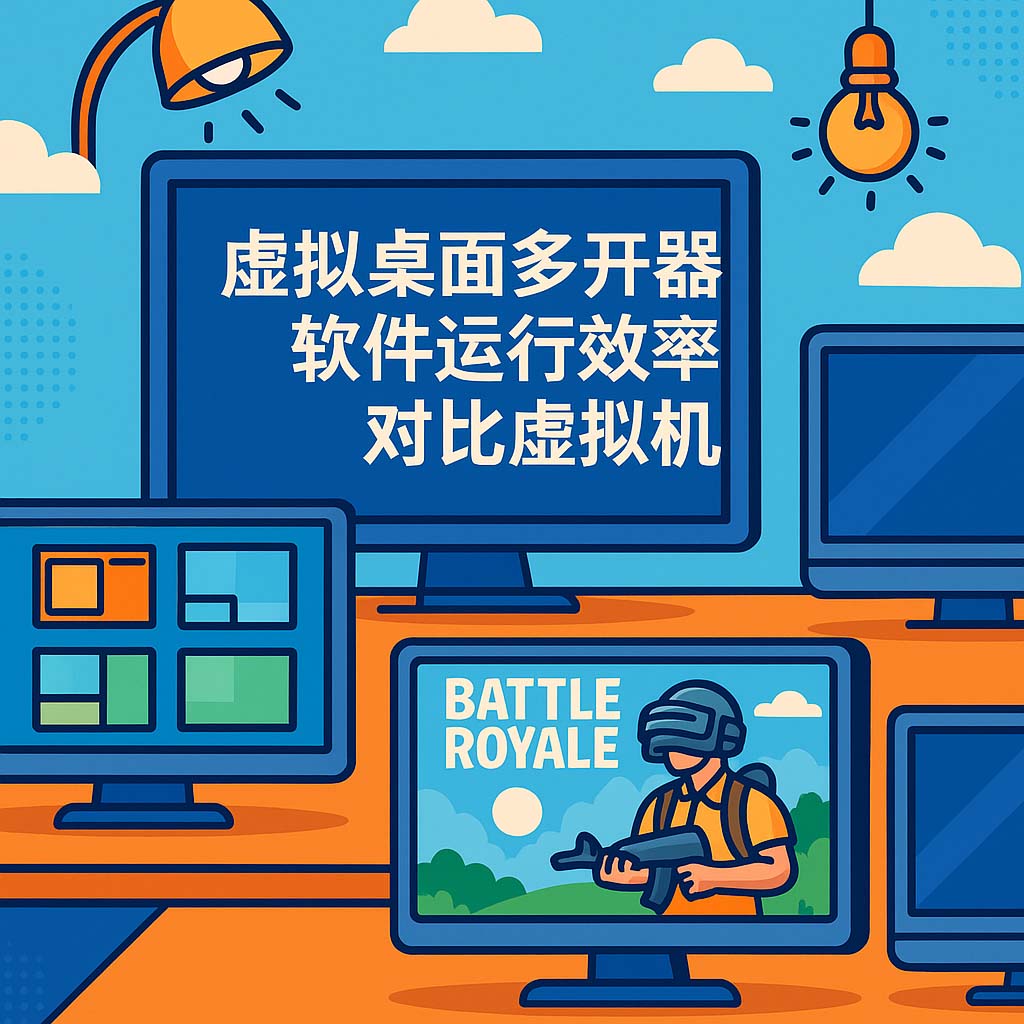 虚拟桌面多开器软件运行效率对比虚拟机