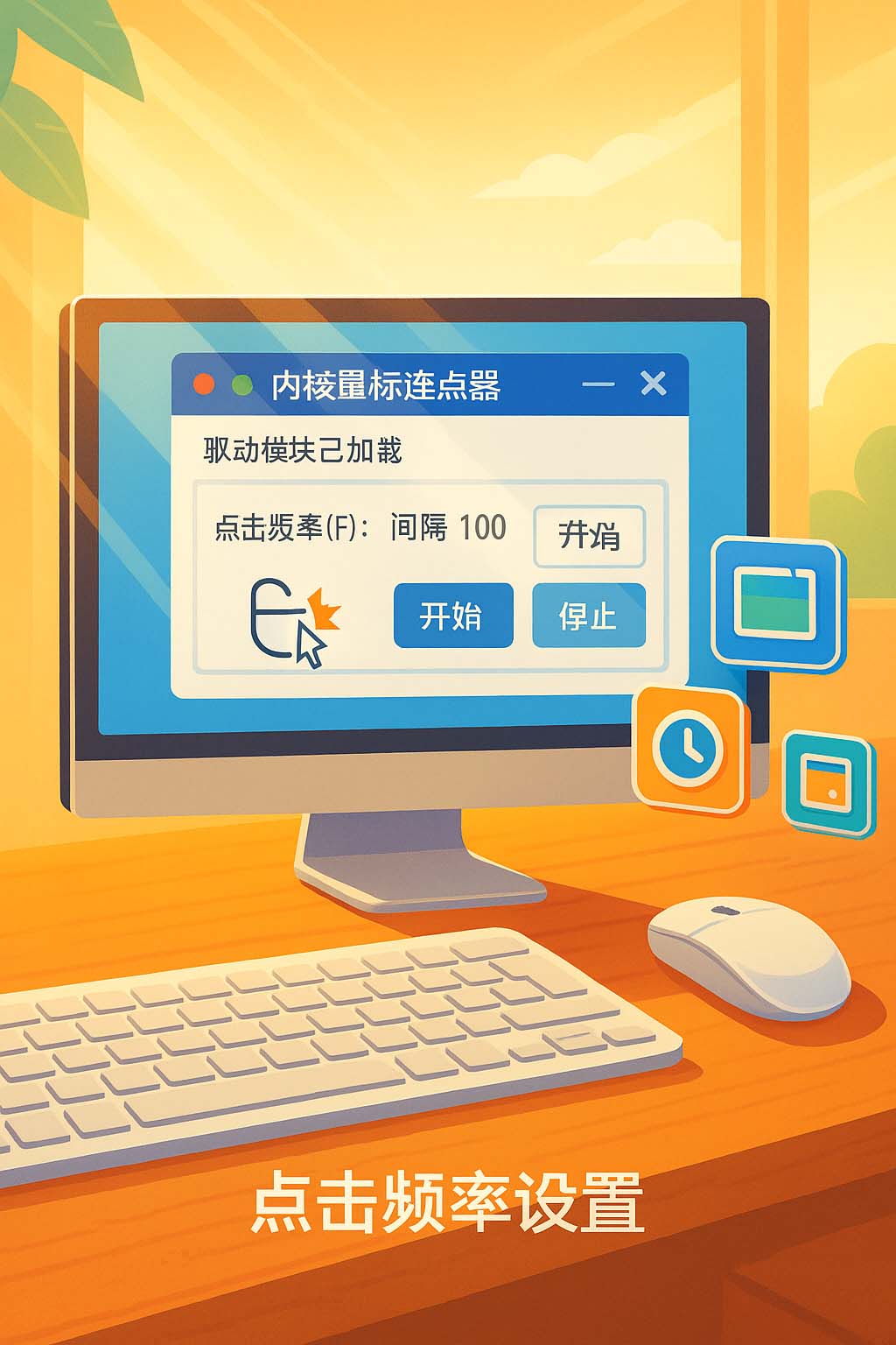 鼠标连点器点击频率设置影响稳定吗