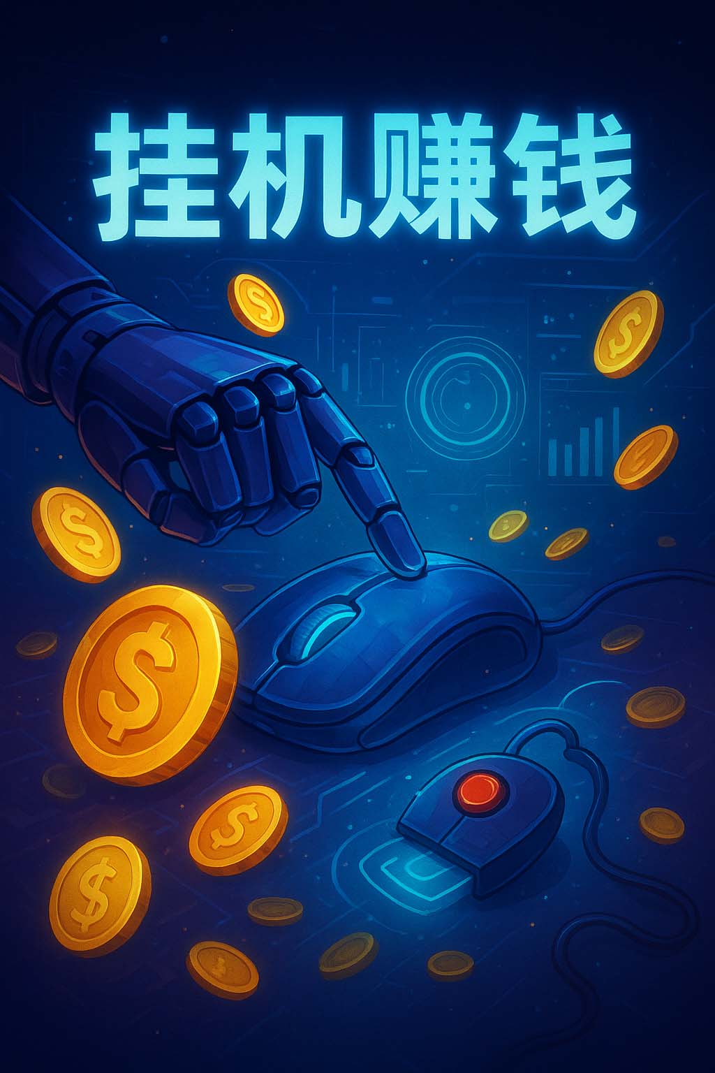 鼠标连点器挂机赚钱适合新手吗