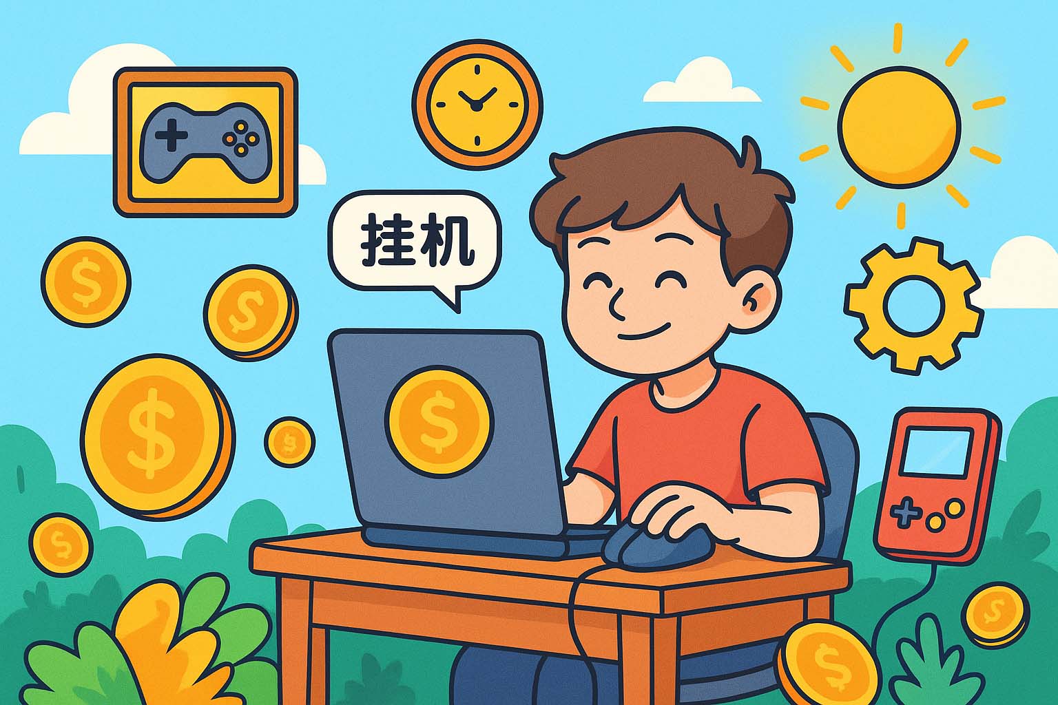 鼠标连点器挂机赚钱需要什么条件?
