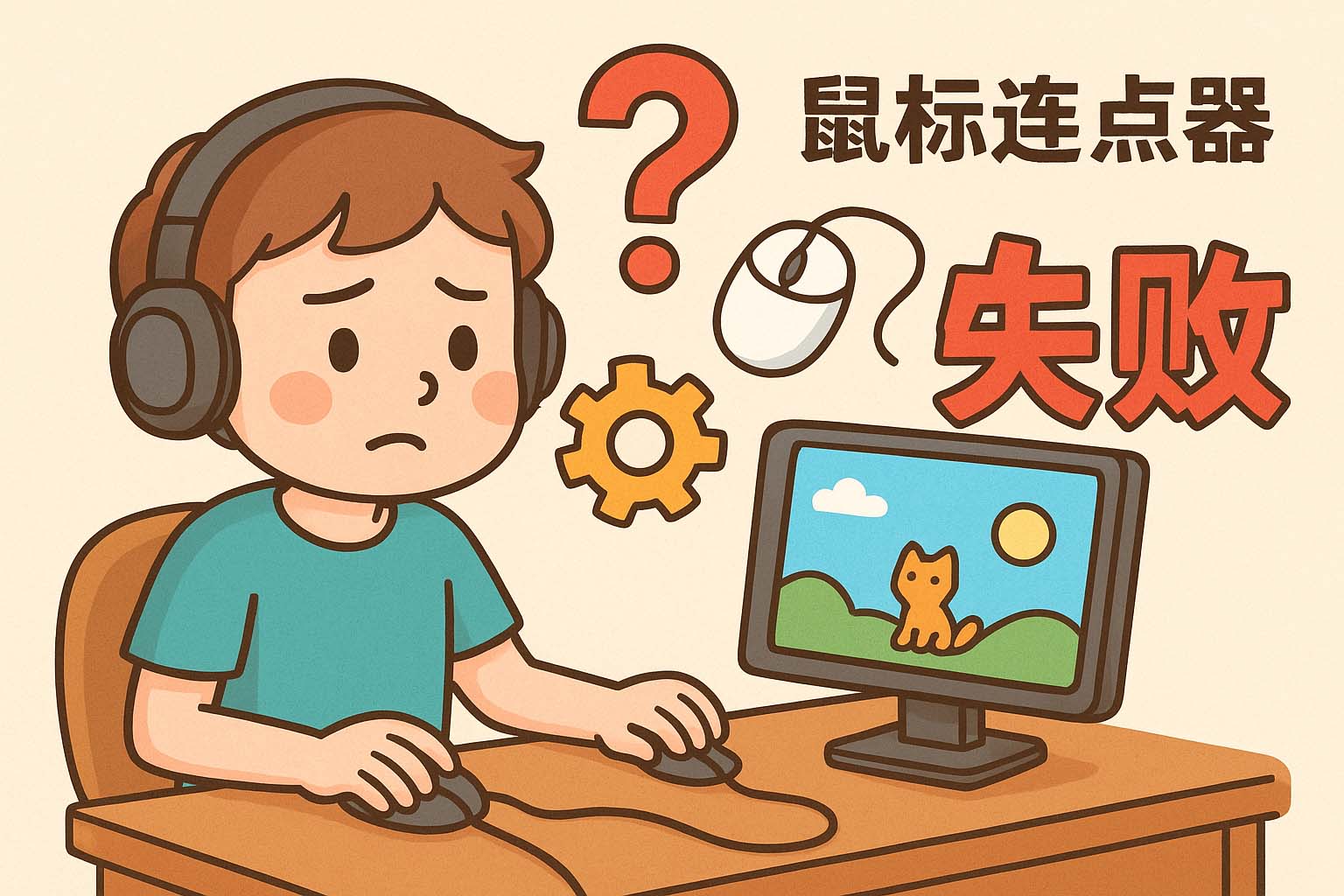 鼠标连点器设置点击频率失败如何排查?