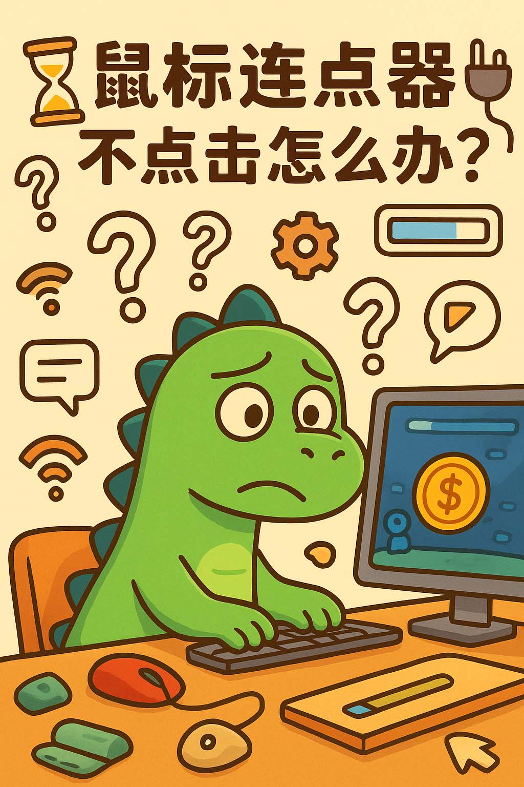 鼠标连点器不点击怎么办?