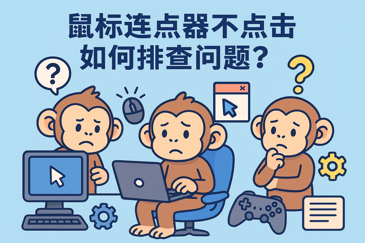 鼠标连点器不点击如何排查问题?