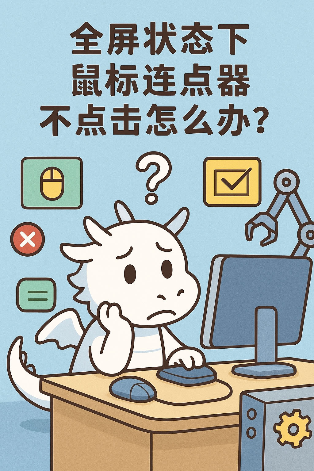 全屏状态下鼠标连点器不点击怎么办?