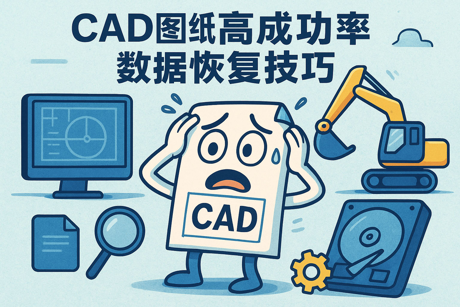 CAD图纸高成功率数据恢复技巧