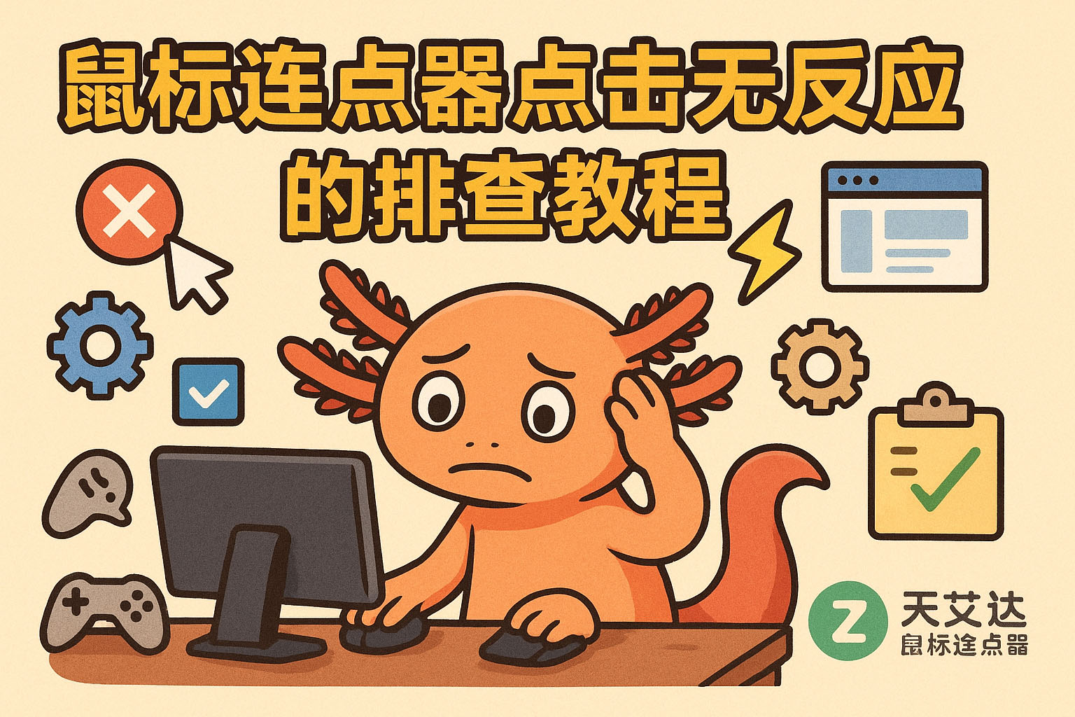 鼠标连点器点击无反应的排查教程