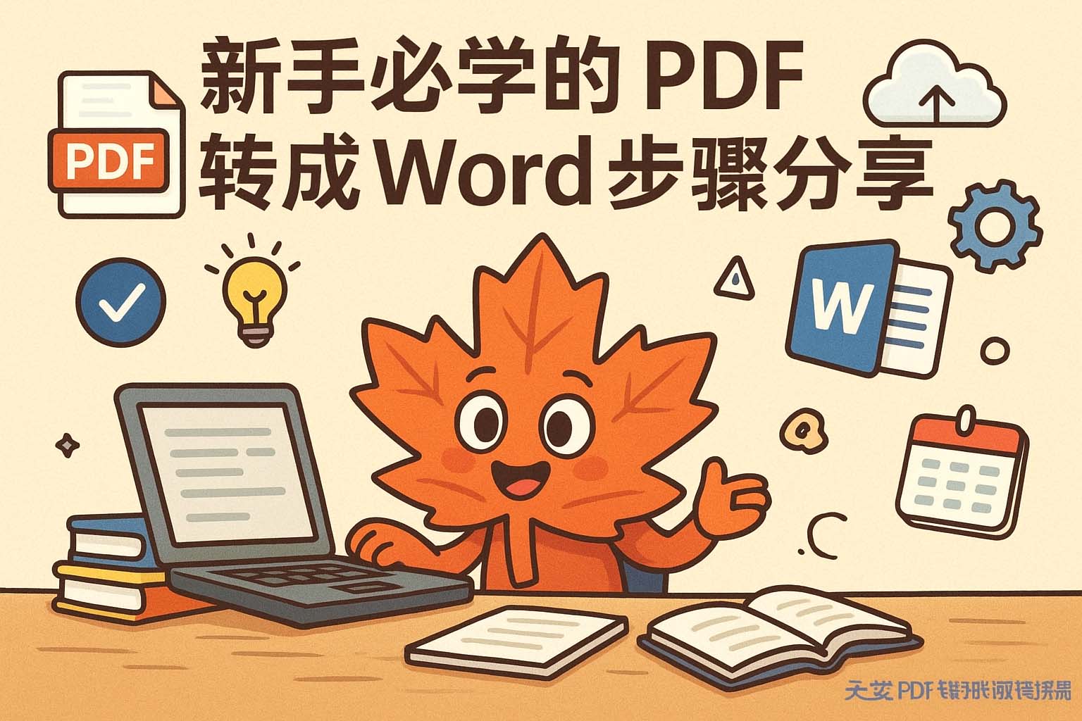 新手必学的PDF转成Word步骤分享