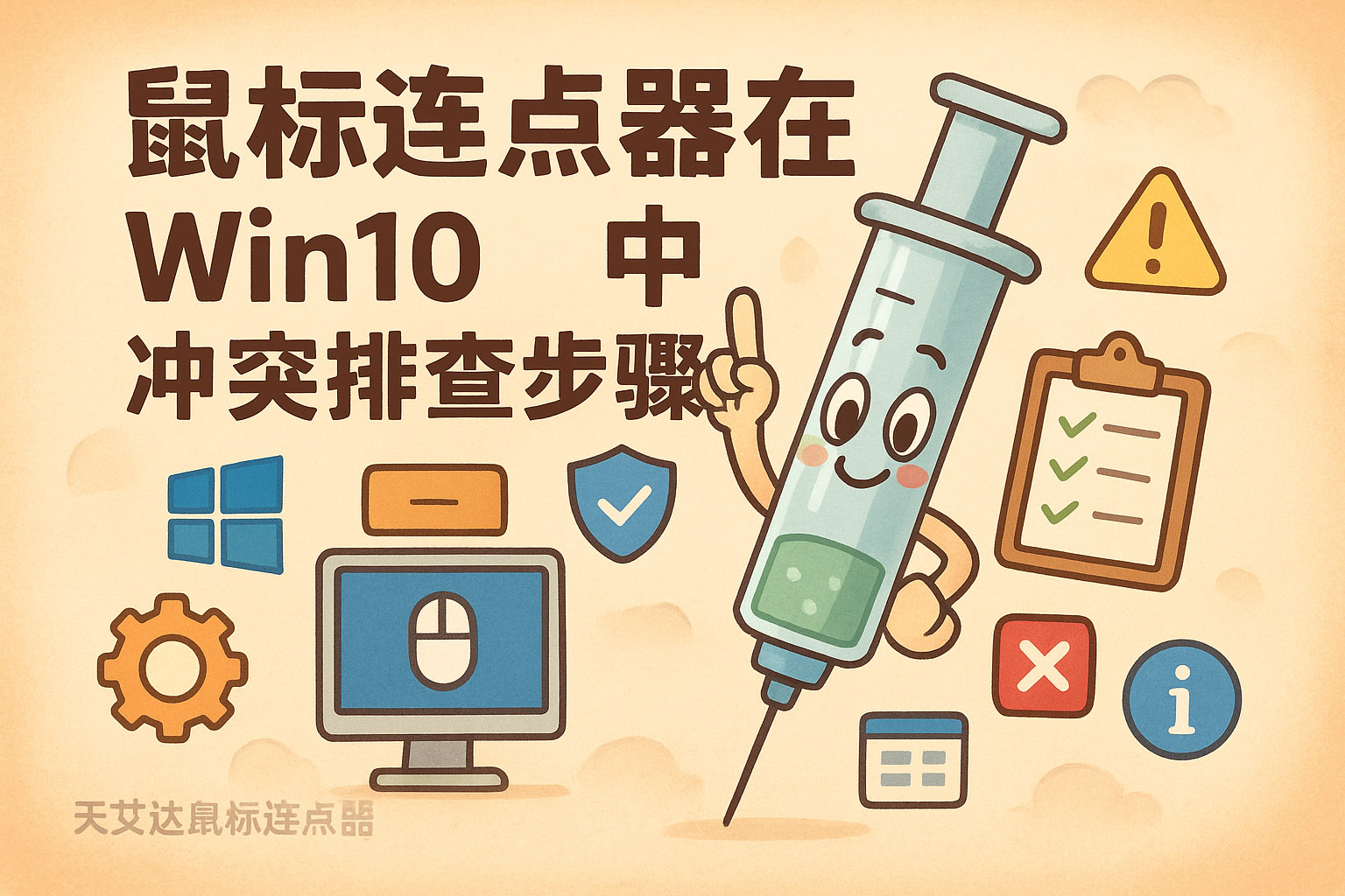 鼠标连点器在Win10中冲突排查步骤