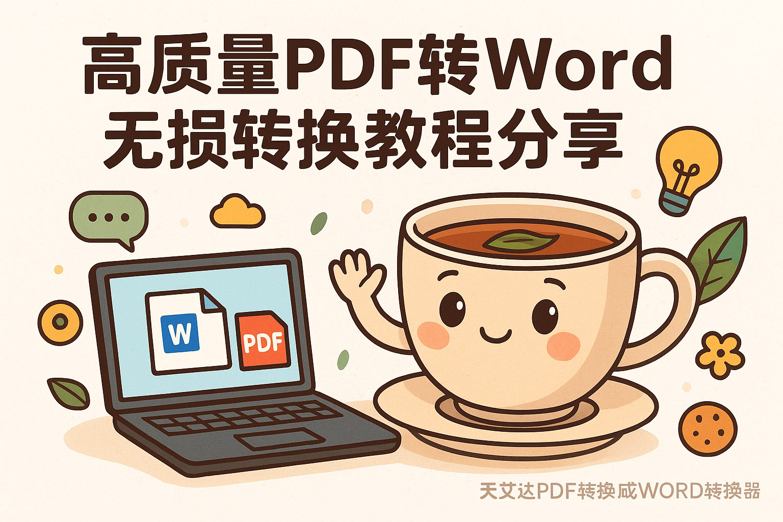 高质量PDF转Word无损转换教程分享