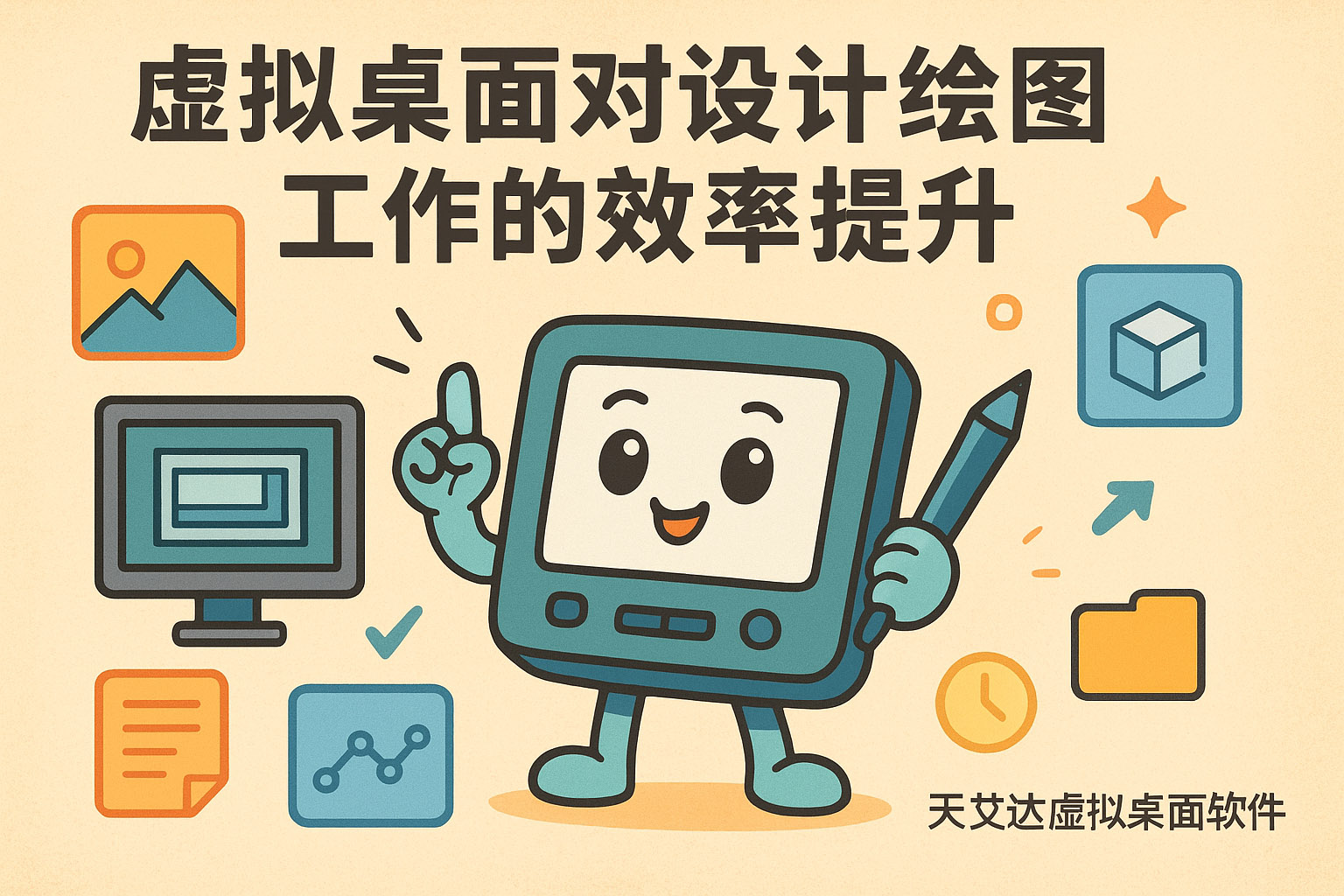 虚拟桌面对设计绘图工作的效率提升