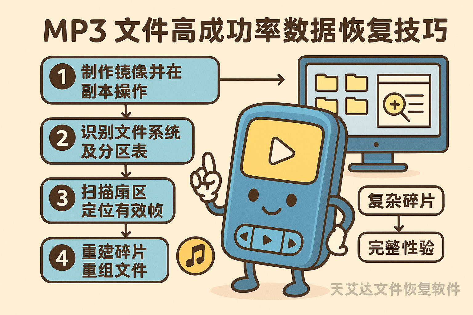 MP3文件高成功率数据恢复技巧