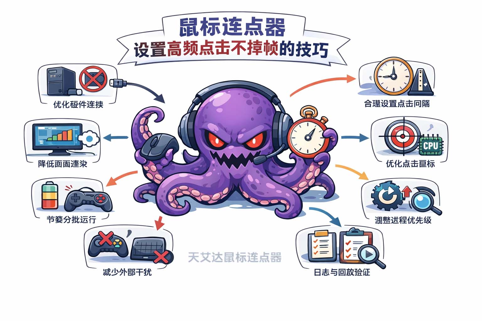 鼠标连点器设置高频点击不掉帧的技巧