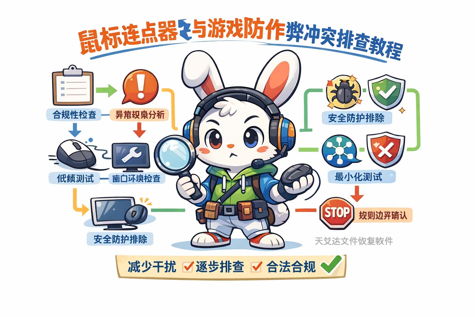 鼠标连点器与游戏防作弊冲突排查教程