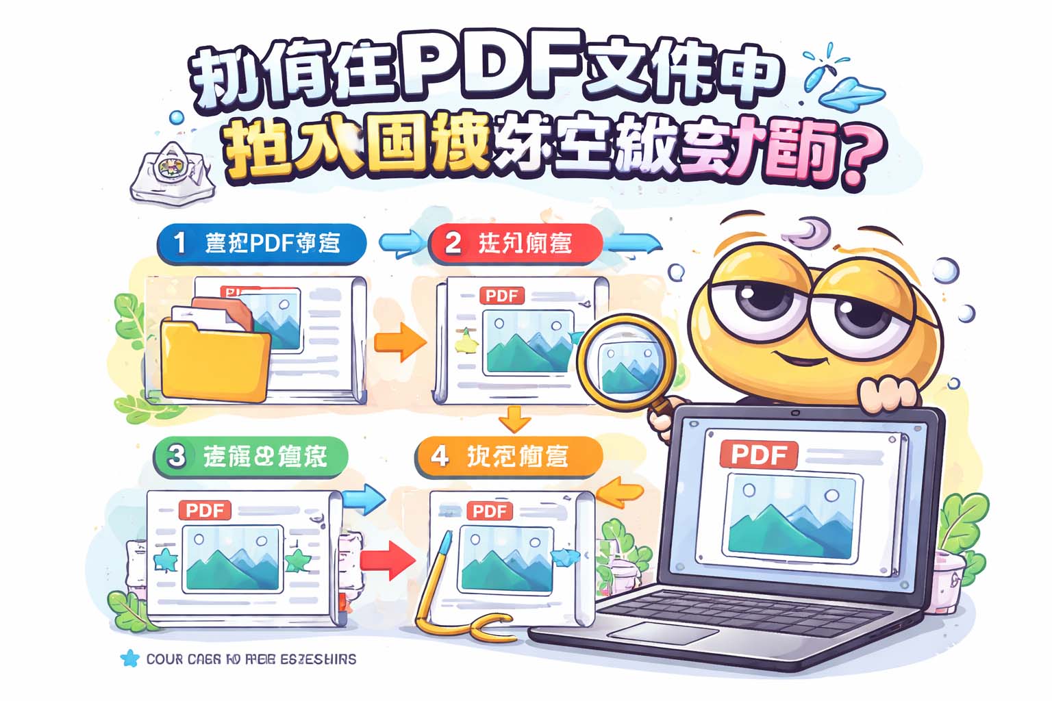 如何在PDF文件中插入图像并生成封面?